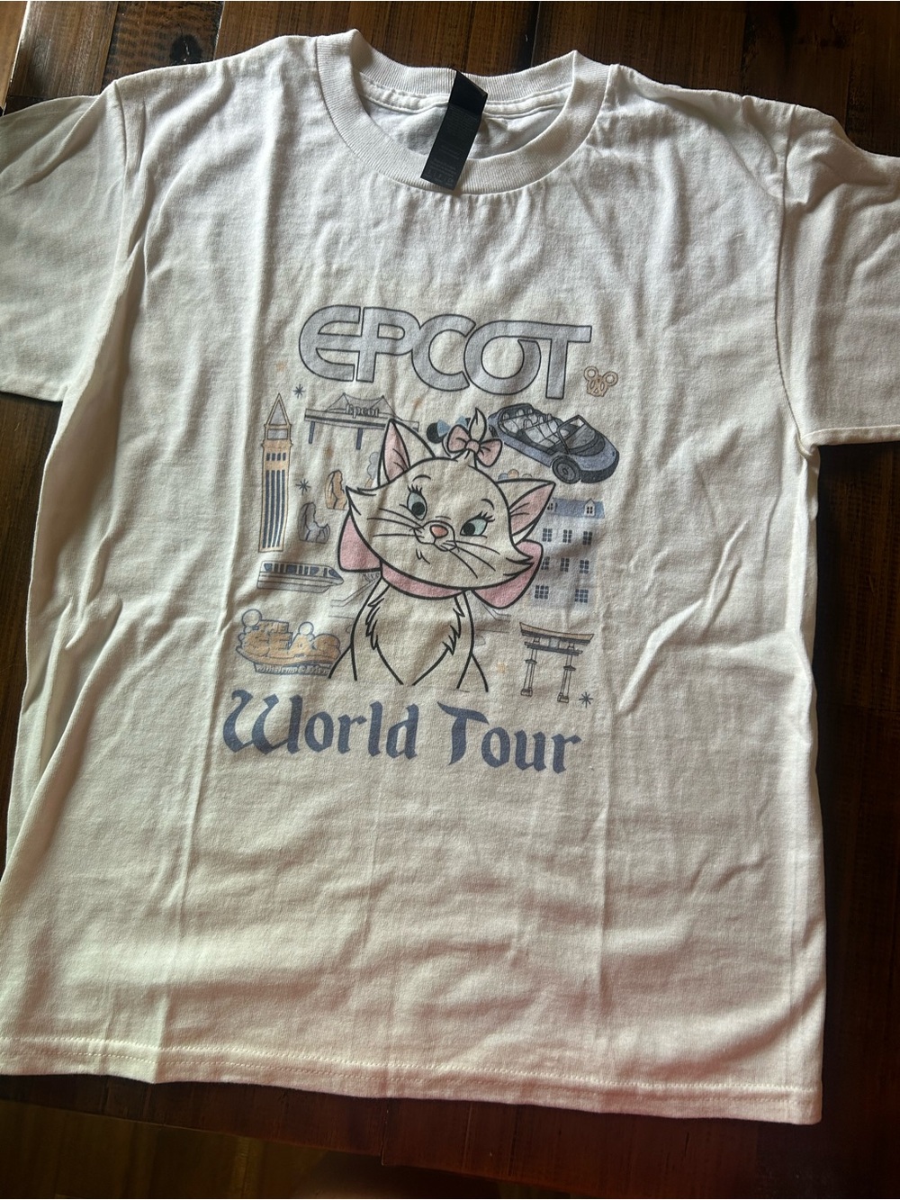 Epcot World Tour Marie Disney  Graphic Tee